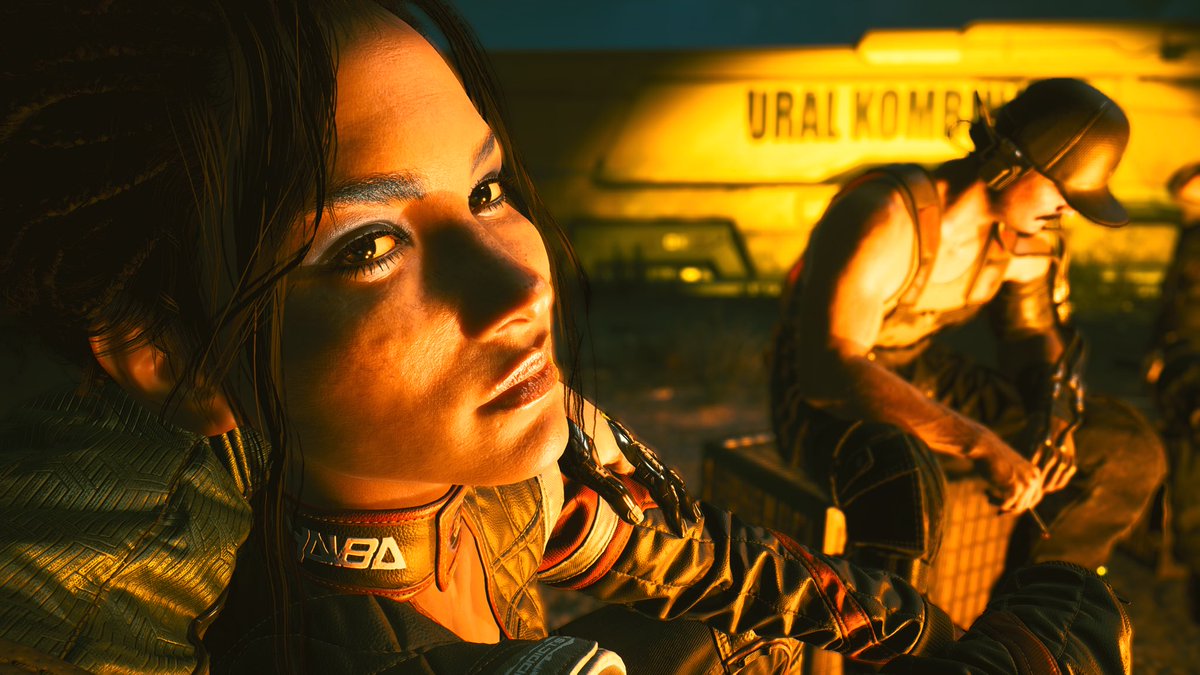 VGsilverhand's tweet photo. V + Panam ❤️❤️
#PanamPalmer #NomadV #Cyberpunk2077 #cyberpunk2077photomode #CDProjektRed #VGPUnite #WorldofVP #ArtisticofSocitey https://t.co/Kl1GAYX3vd