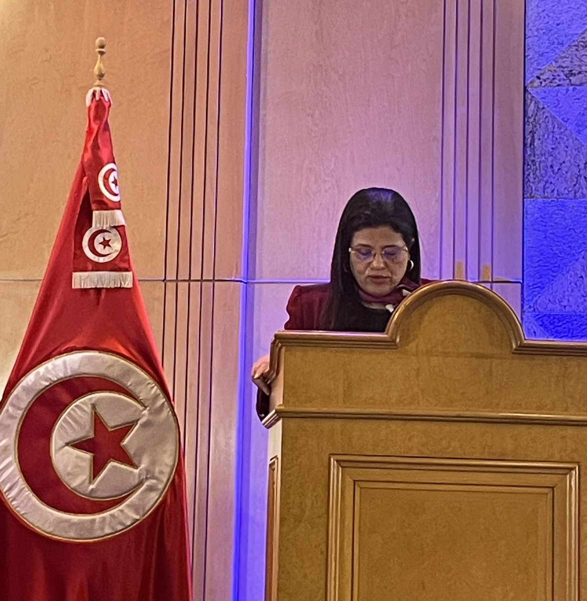 TracqS's tweet photo. Ouverture de la réunion des 40 ans de la FIDEF, fédération internationale des experts-comptables francophones, par la ministre des finances de Tunisie à Hammamet @fidef_org @CNCC_audit @CSOEC #audit #fidef #cac https://t.co/JqBqvTIE5A