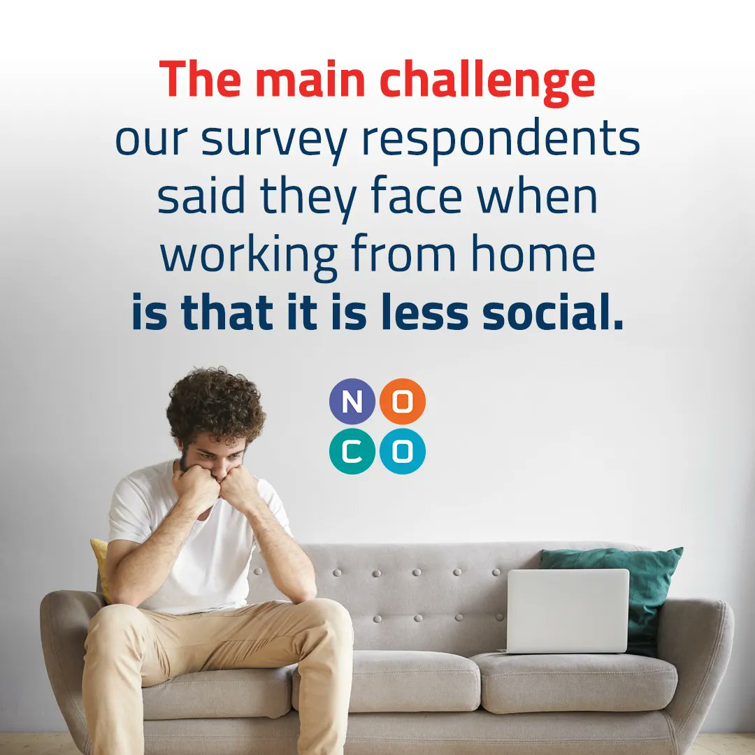 NoCoWorkspace's tweet photo. Our recent survey highlighted the main challenges are facing while working from home. Coming out on top was the reduced social aspect of work at 64%, followed by higher utility costs (32%) and poor broadband quality (30%).

To find out more head to https://t.co/HBaOHjYoQa https://t.co/Zn9y8h8MJi