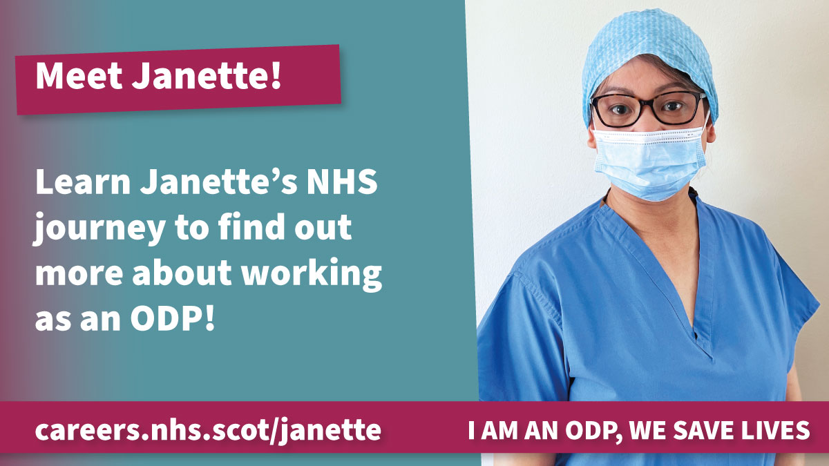 David Mclaughlin on Twitter: "Have a look at Janette's story about becoming  an ODP from her previous role as a HCSW!" / Twitter