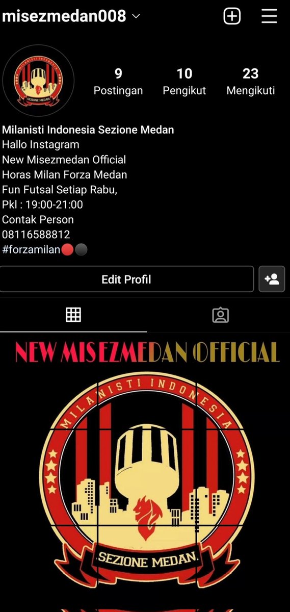 Haloo genk2 semua... 
Kita punya ig baru ini, ig yang lama ada kesalahan teknis, bila berkenan tolong di follow ya milanisti2 semua...
Grazieee.... 

#forzamilan
#milanpersempre