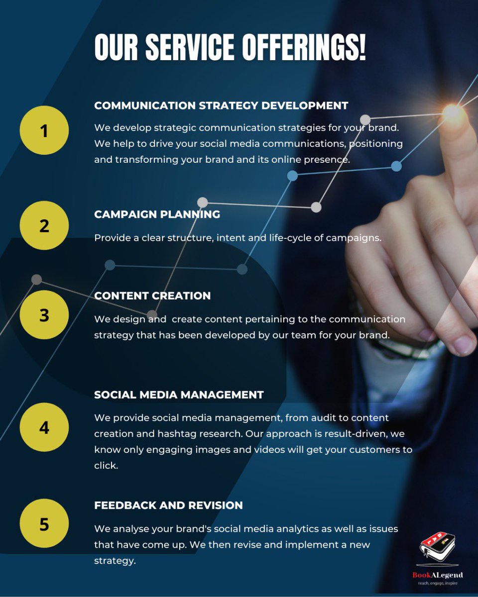 legend_book's tweet photo. Growing your brand and social media presence is just one of the things we are good at. If you have been looking for an agency to help you in this regard, look no further!

Contact us today!

https://t.co/GK5bzfFAoY

.

#branding #socialmedia #marketingdigital #digitalmarketing https://t.co/xpWef8fC0Z