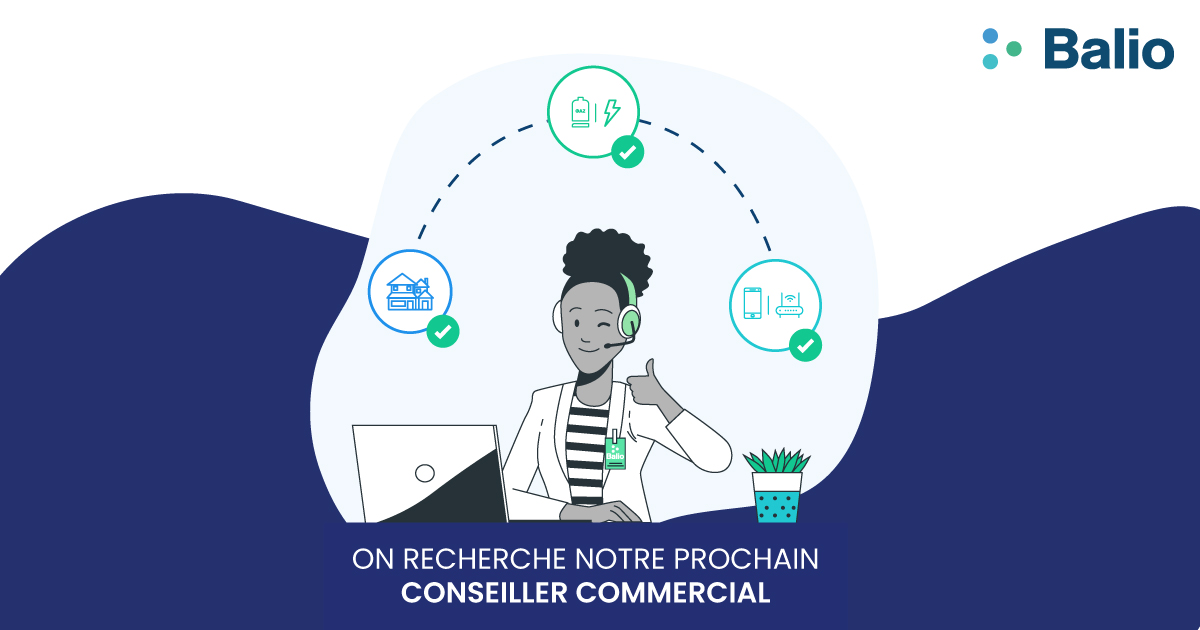 🚨 ON RECHERCHE NOTRE PROCHAIN CONSEILLER COMMERCIAL ! 🚨

Sourire &amp; joie de vivre sont les qualités principales requises. 😉

➡️ Pour consulter la fiche de poste : bit.ly/conseillercomm…
➡️ Pour postuler : contact@balio.fr
