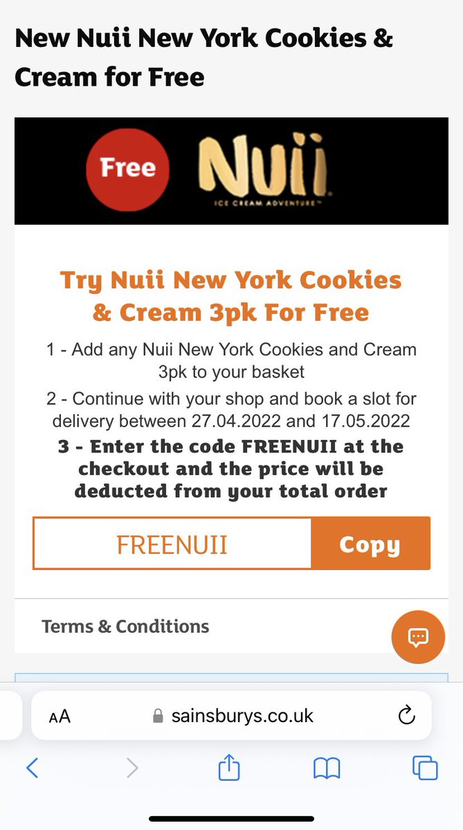 mousey911's tweet photo. @sainsburys hello, there have been so many issues with your discount codes recently and it’s so frustrating. Currently there’s a code on your website for free ice cream but when I try to use it, it says it’s not recognised! https://t.co/e675NA7OaR