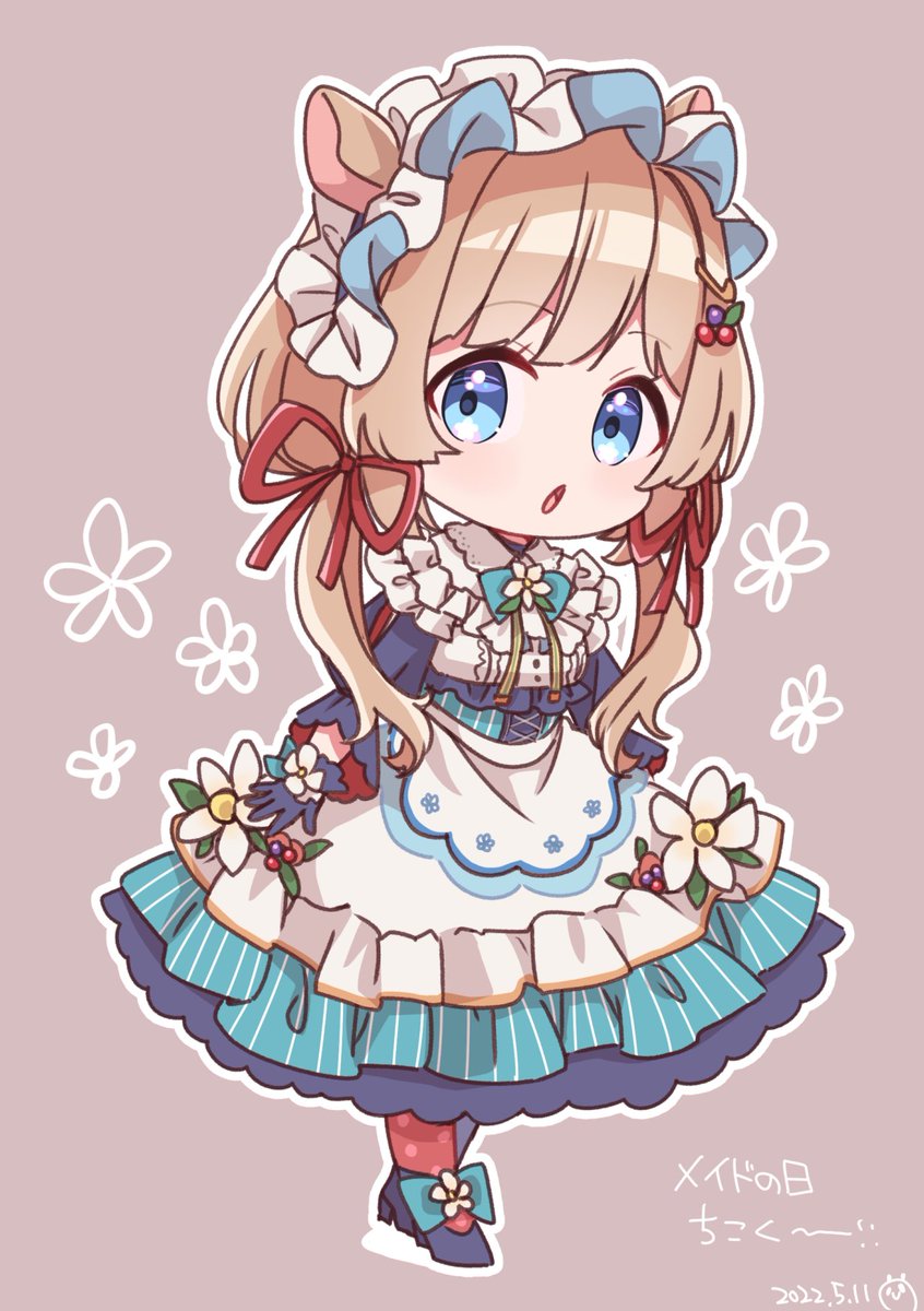 「メイドの日遅刻だけど描きたかったエリコ二さん🫣およよよよよよ

#絵にふぁー
」|りあ🐼のイラスト