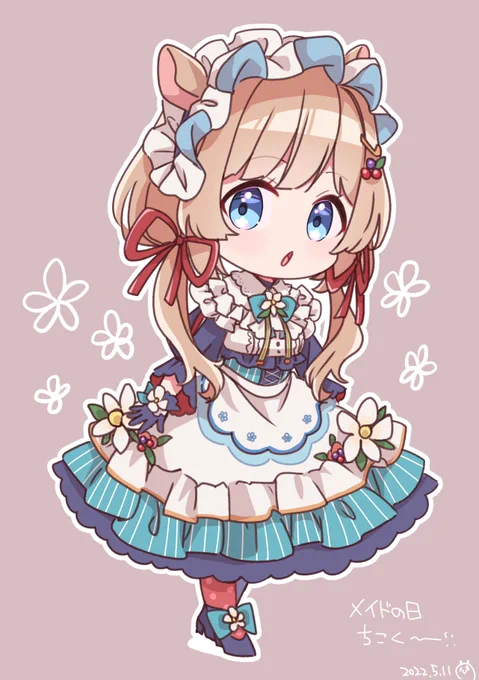 メイドの日遅刻だけど描きたかったエリコ二さん🫣およよよよよよ

#絵にふぁー
#メイドの日 
