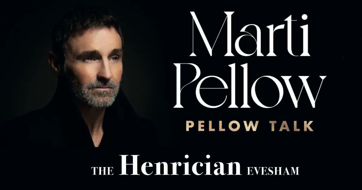 Marti Pellow performs in Evesham at The Henrician! Tickets are on sale this Friday 10am! Set your alarms! buff.ly/3vZU9AR <a href="/martiofficial/">Marti Pellow</a> @awaywithmedia