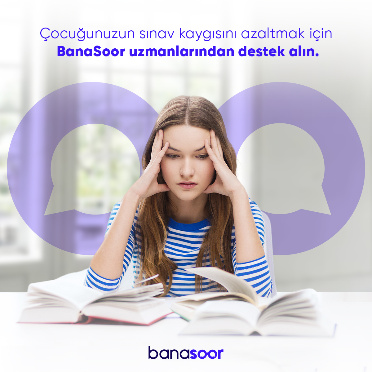 Sınav dönemi yaklaşırken çocuklarımızın psikolojisini desteklememiz çok önemli. BanaSoor'un alanında yetkin psikologlarından uzman desteği alın, çocuğunuz için sağlıklı bir adım atın. 

banasoor.com
#BanaSoor #cevabınadresi #uzmanlık #psikoloji