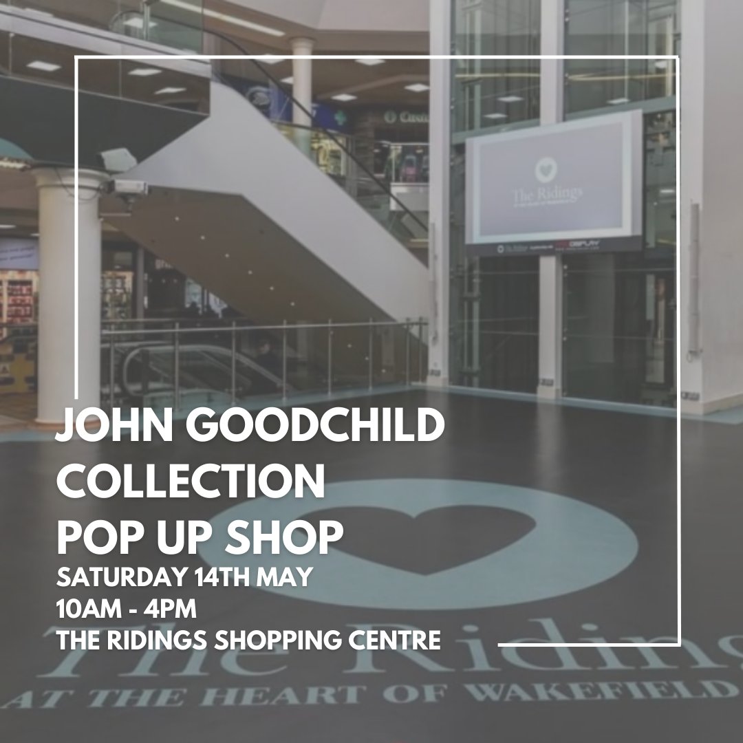 wyorksarchives's tweet photo. Come &amp; say hello to our team this Saturday @ridingscentre #Wakefield! We'll be opposite Primark 10am-4pm talking about our John Goodchild Collection which is believed to be one of the largest private collections relating to Yorkshire collected by a single individual #DiscoverJG https://t.co/buTk3Pe0ae