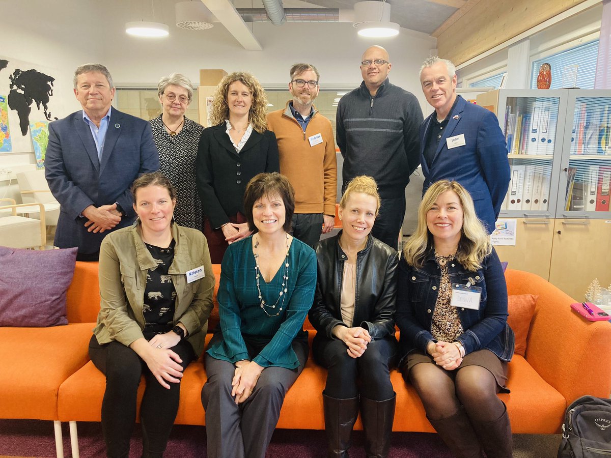 Dr_John_Albert's tweet photo. Today visited the Ojanpera School in the municipality of @LiminganKunta .  They are an International @iborganization School and emphasize global citizenship and Bilingual education. 

@FulbrightFin #fulbrightFinland #FLGSFinland @IREXintl @ECAatState

@EUSD #ChooseEUSD @AppleEDU https://t.co/IrbPT8hVhO