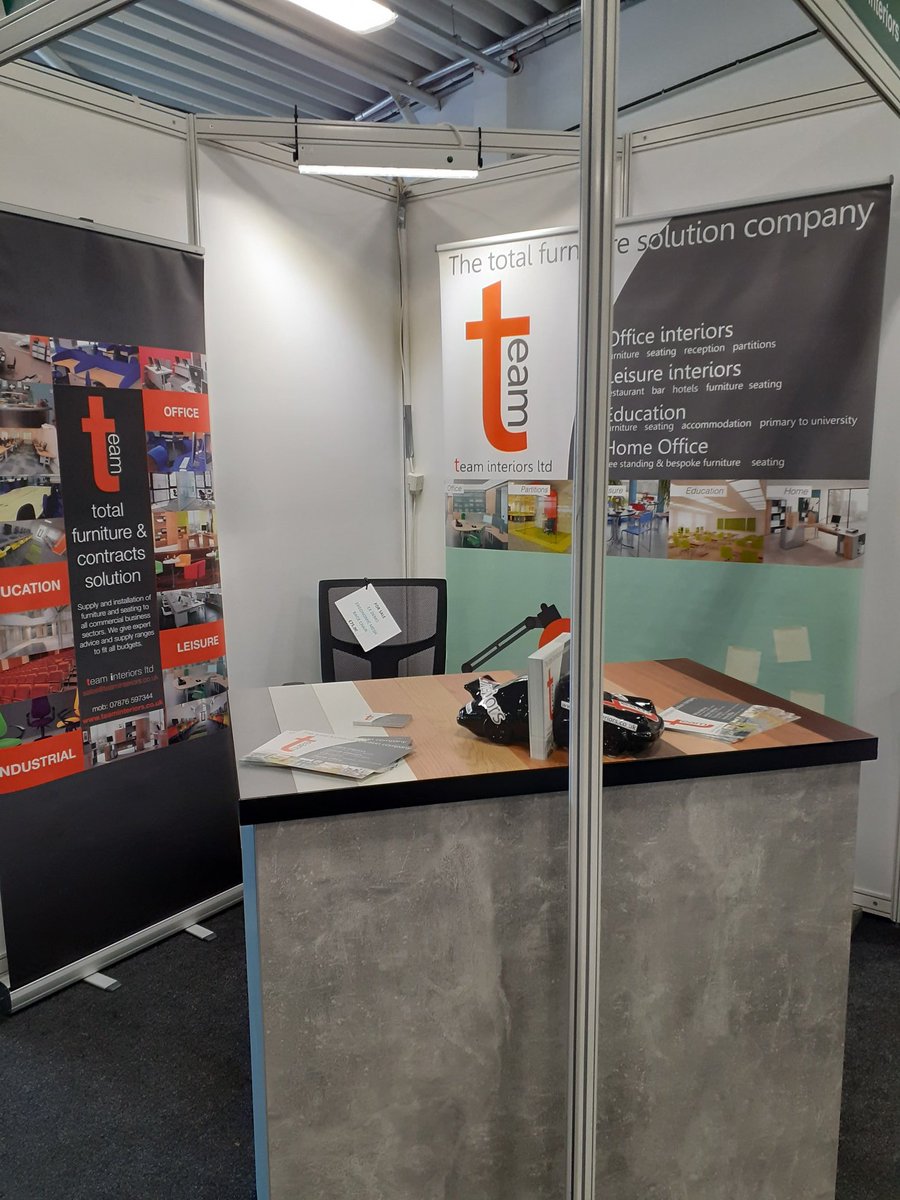 Team_Interiors's tweet photo. Come see us @BizVisionLIVE today on Stand 408, @Team_Interiors total furniture solutions. We are also selling @mrledlight 🌝
#officefurniture #seating #partitions #kent #Sussex #southeast https://t.co/DLIlPIeeIb