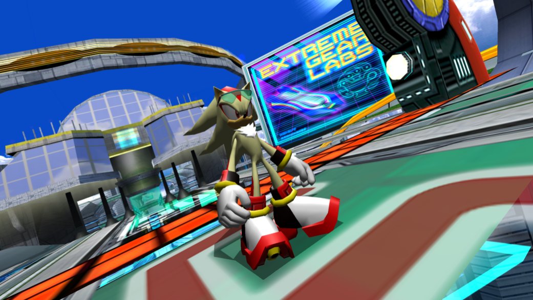 ExGearLabs's tweet photo. Super Shadow skates into the scene with his iconic set of shoes!

Want to see what all the excitement is about?
Join our Discord and get yourself familiar with the game in time for the update this summer!: https://t.co/1IOdV71Fed

#SonicRiders #SonicModding #SonicTheHedgehog https://t.co/IgvPBRTMdx