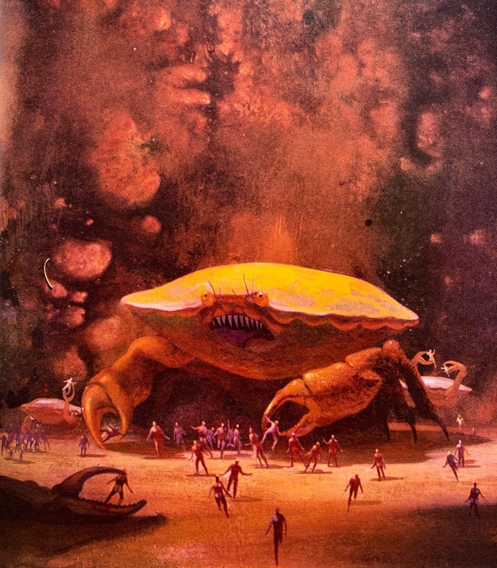 retroscifiart's tweet photo. Art by Paul Lehr for The Nets of Space by Emil Petaja (1969, Berkley Medallion) https://t.co/w6DdIkVgyg