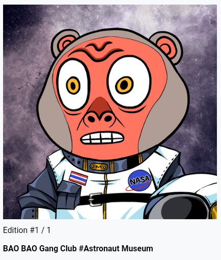 uckyuke's tweet photo. 121 astronauts 🚀
https://t.co/jBqkQHPIs8

Welcome @CryptoRoaring

Joint in the cryptocom's first museum.

A showroom for artists. 
For participate, customize a NFT from an astronaut and send me by message.
#cro #NFT #LoadedLion #fftb #cryptocomnft #crofam #NFTCommunity #nftart https://t.co/9cO51wigwj
