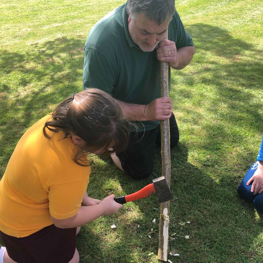 PortRegisSchool's tweet photo. C Form had a fantastic afternoon as part of our Green Vision in their PR Plus activity sessions last Saturday. Building a bird hide out of hazel and willow, making bird feeders from natural and recyclable materials before birdwatching! #nature #greenvision #prplus #prepschool https://t.co/djMVGEUrZm