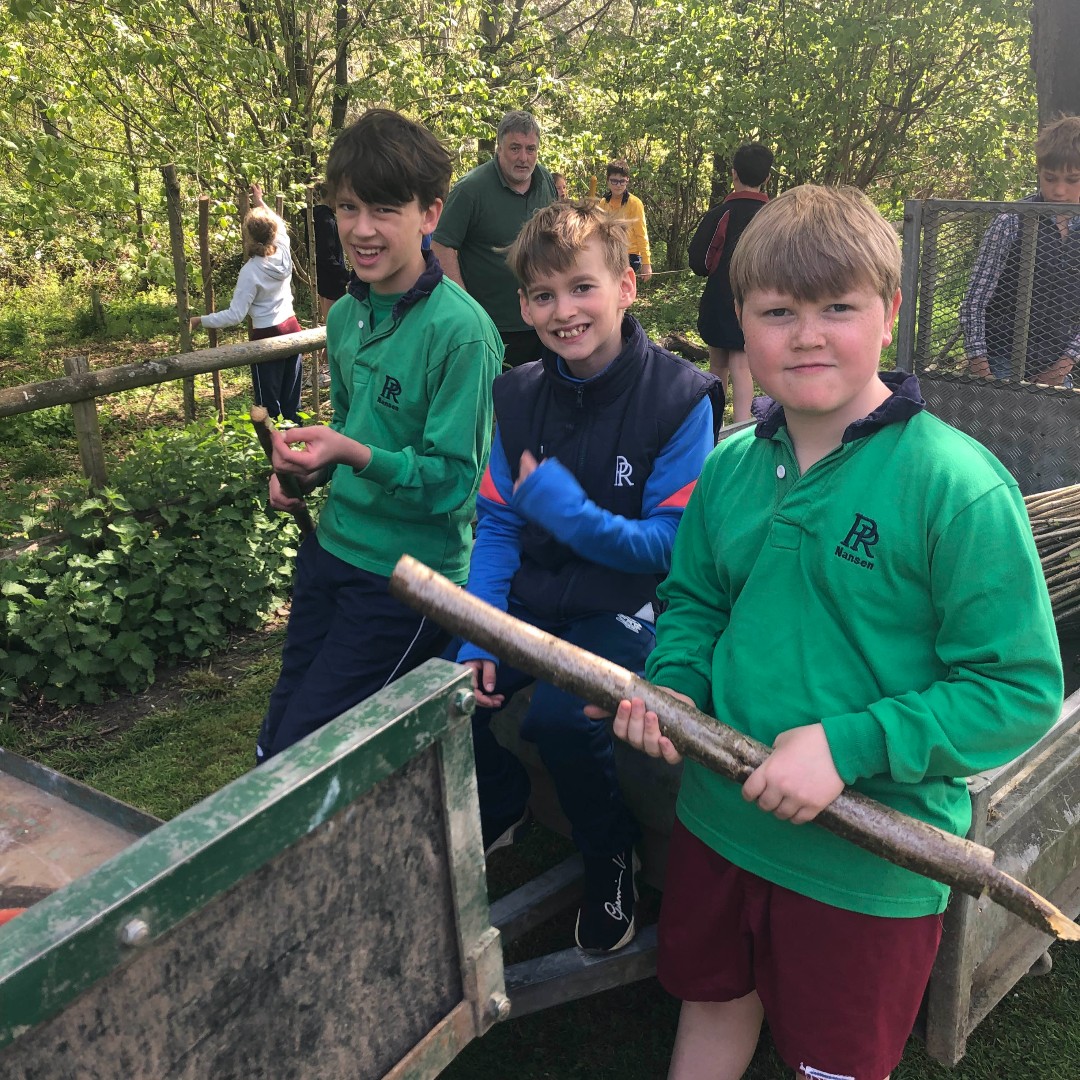 PortRegisSchool's tweet photo. C Form had a fantastic afternoon as part of our Green Vision in their PR Plus activity sessions last Saturday. Building a bird hide out of hazel and willow, making bird feeders from natural and recyclable materials before birdwatching! #nature #greenvision #prplus #prepschool https://t.co/djMVGEUrZm