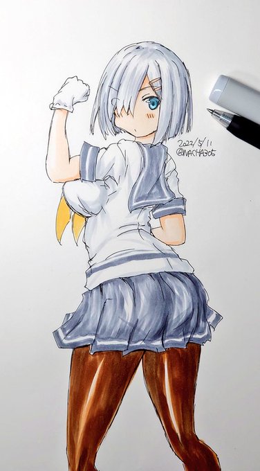 浜風のtwitterイラスト作品