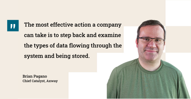 Hnystr's tweet photo. Data Privacy and Fallacies. @Axway’s @brianpagano says ensuring #data #security and #privacy often starts by simply asking what data is necessary to collect. https://t.co/ILPDvhiam1 https://t.co/PS1lquoJFk