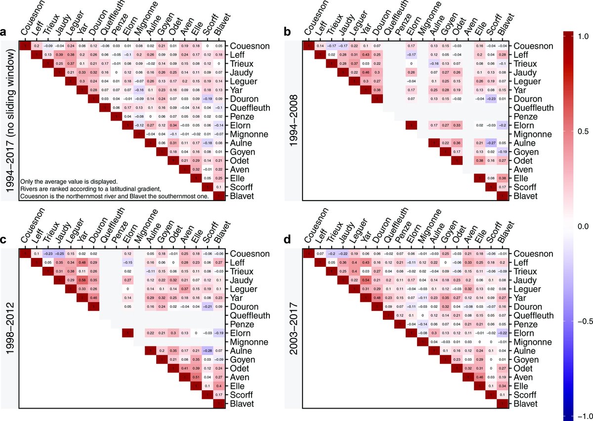 cjfas's tweet photo. In the May issue📢Highlighting the potentially strong #synchronizing effect of summer low flow on the dynamics of local #salmon #populations and the benefits of considering synchrony at multiple scales. https://t.co/5rjlfapKGH #CJFAS #fishsci @BouchardC_ https://t.co/FQaRiHvWY3