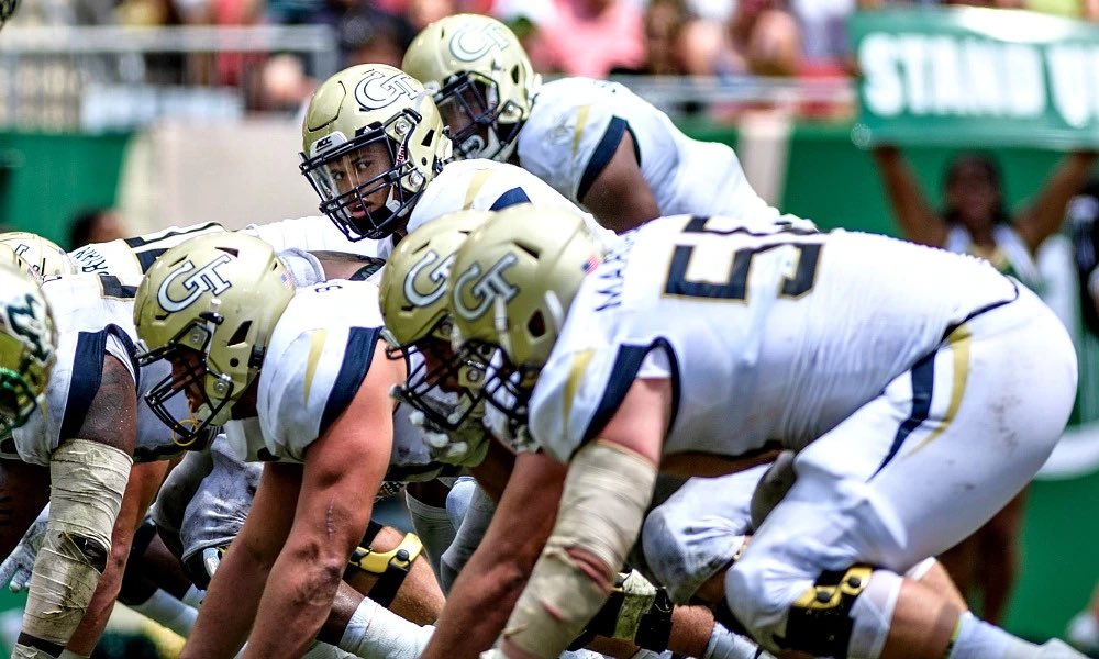 MasonMy3's tweet photo. #AGTG  I’m  blessed to receive an an offer from @GeorgiaTechFB !! @jakeganus @MoodyFBall @CoachBrentKey @adamgorney @ChadSimmons_ https://t.co/xPLcVMQBJu
