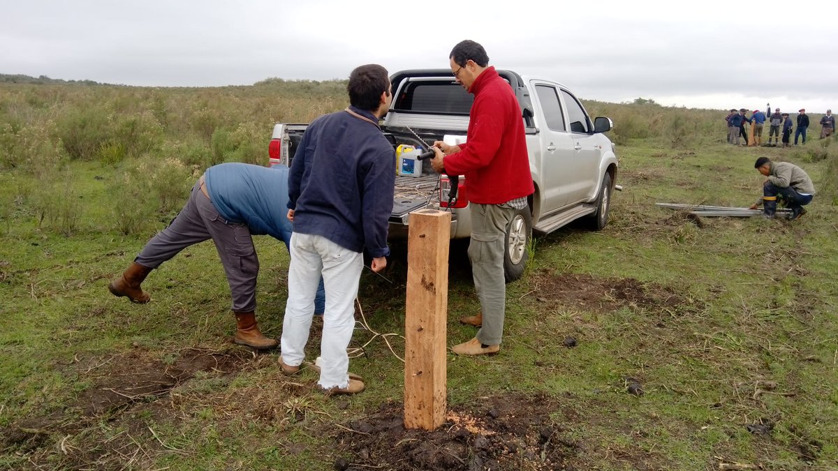 PlanAgro's tweet photo. #Ahora en📍Valentín, Salto, #día2 del Curso "Alambrado eléctrico", en la Asociación Fomento Rural de Valentín. @MarfrigConosur #PlanAgropecuario
#Capacitación #entrenamiento #campo #rural #AFRV #VeterinariaBortagara #AgropecuariaSalto @terkouruguay #Clipex @distribuidorasi https://t.co/qVo6dm4fh3