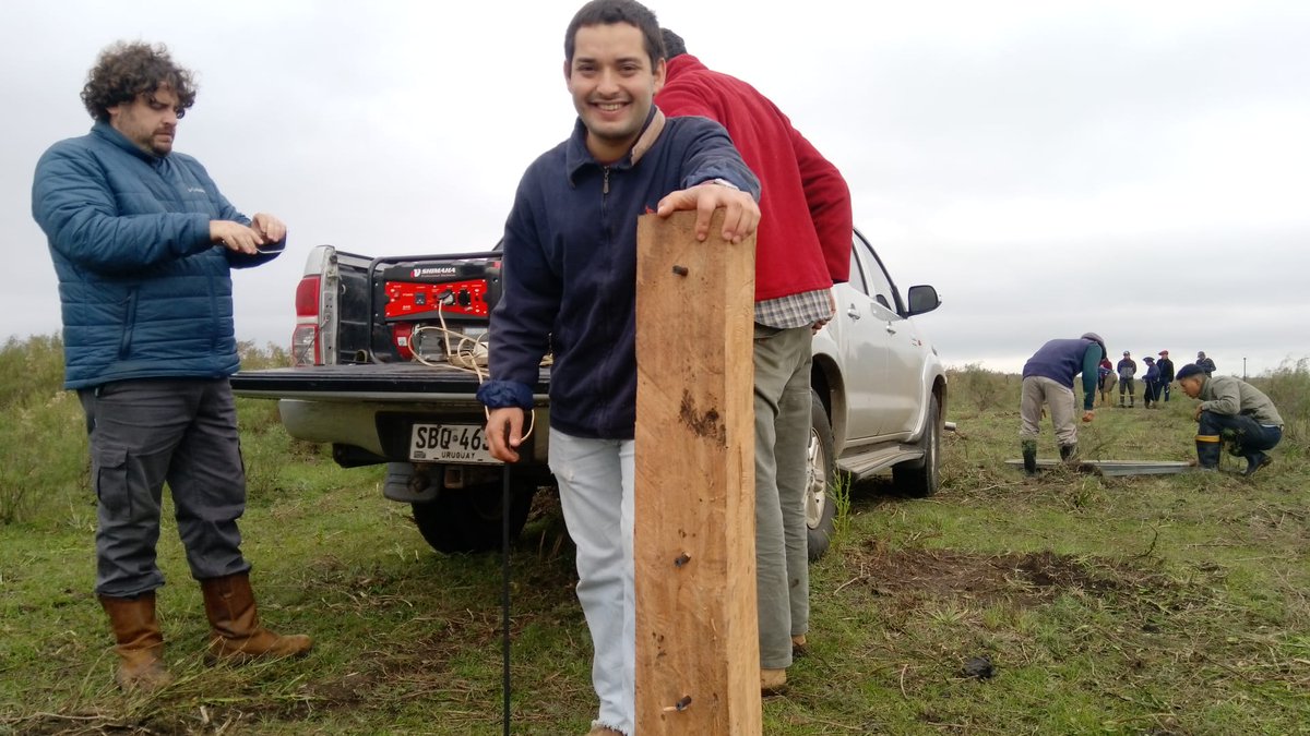 PlanAgro's tweet photo. #Ahora en📍Valentín, Salto, #día2 del Curso "Alambrado eléctrico", en la Asociación Fomento Rural de Valentín. @MarfrigConosur #PlanAgropecuario
#Capacitación #entrenamiento #campo #rural #AFRV #VeterinariaBortagara #AgropecuariaSalto @terkouruguay #Clipex @distribuidorasi https://t.co/qVo6dm4fh3