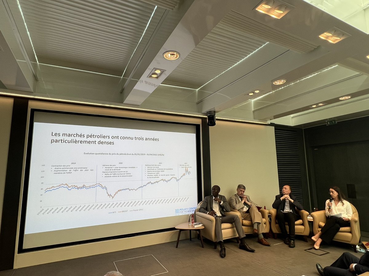 « Il y a 3 faiblesses structurelles des pays exportateurs africains : faible résilience économique, manque d’infrastructures et instabilité politique » @FafaZarkik #Afrique #petrole