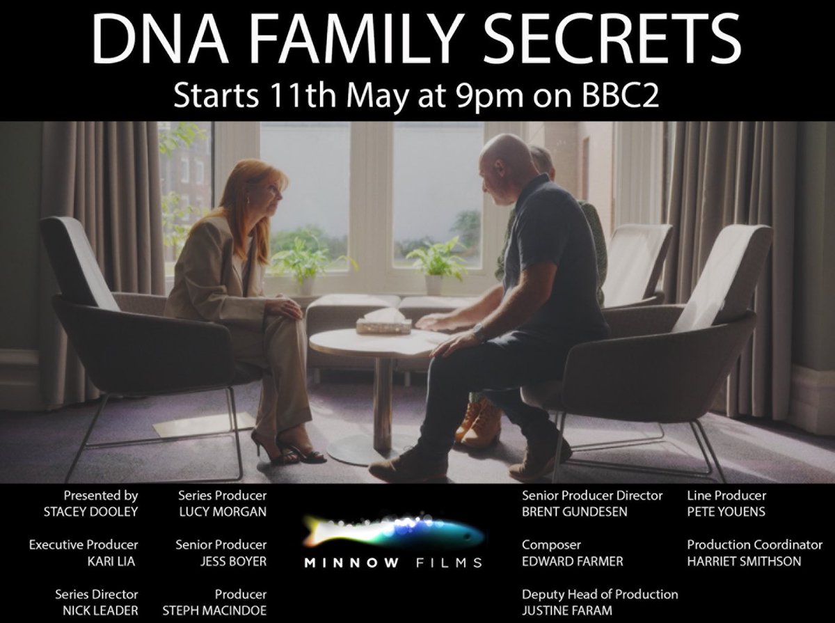 Tonight on BBC2, Stacey Dooley meets people across the UK to unlock mysteries hidden in their DNA – from revealing lost heritage and tracking down missing relatives to detecting debilitating diseases before it’s too late #DNAFamilySecrets <a href="/BBCTwo/">BBC Two</a> <a href="/BBCiPlayer/">BBC iPlayer</a>