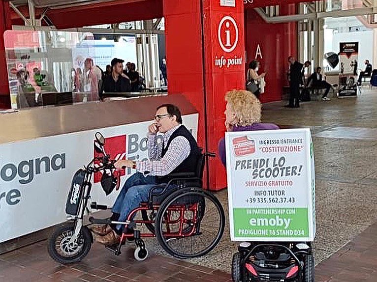 Oggi ha preso il via #Exposanita2022 a #FieraBologna dove #Emoby è stato protagonista fin da subito della #mobilità garantendo per tutti un #servizioelettrico gratuito in partnership con Emoby per tutti i visitatori!
Siamo al Padiglione 16 Corsia D stand 34
Veniteci a trovare !!!