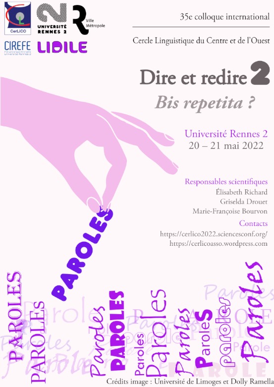 LIDILE_R2's tweet photo. Retrouvez également l'entretien avec les responsables scientifiques du colloque : Élisabeth Richard, Griselda Drouet et Marie-Françoise Bourvon sur ce lien : https://t.co/NSC13Dq6Wi https://t.co/Vef8ZxJ1Rg
