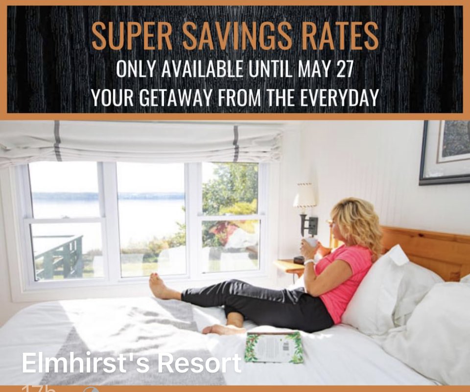 ElmhirstsResort's tweet image. Super Savings Rates are our best rates of the year. A getaway from the everyday is only a phone call away! #goresorting #staylocal #ontariotravel #thekawarthas