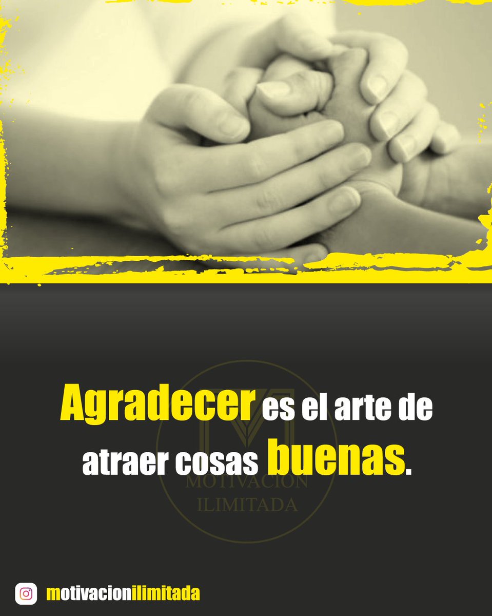 SilvaRigels's tweet photo. ✅Vamos a agradecer lo que tenemos y de esa forma vamos a atraer mejores y mas cosas.
#Motivation #Motivacion #coach #quote https://t.co/oKJLGDXu9a