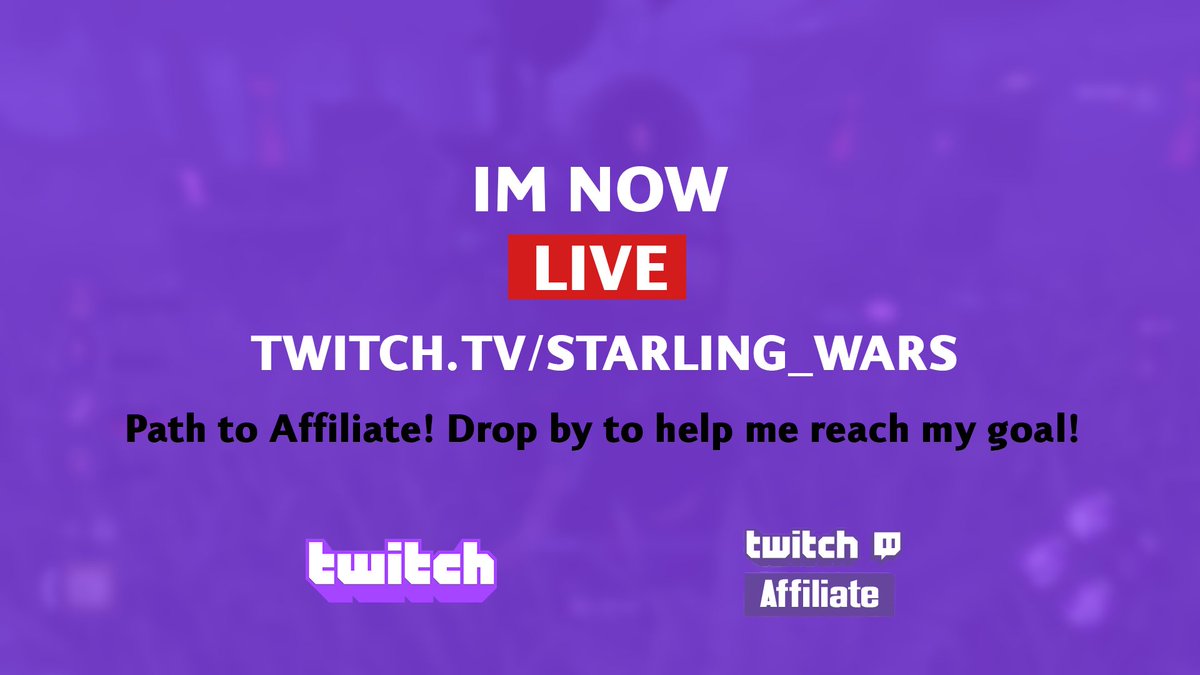 SUPER CLOSE TO AFFILIATE! 
<a href="/Path2Affiliate/">Path to Affiliate</a>

#Path2Affiliate 
#DeadbyDaylight #SmallStreamerConnect #SmallStreamer #StreamersConnect 
#Twitch