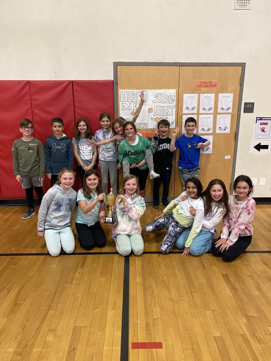 Congrats to this 3rd grade group for winning April’s PE Class of the Month! <a href="/WoodEndSch/">WoodEndSch</a>