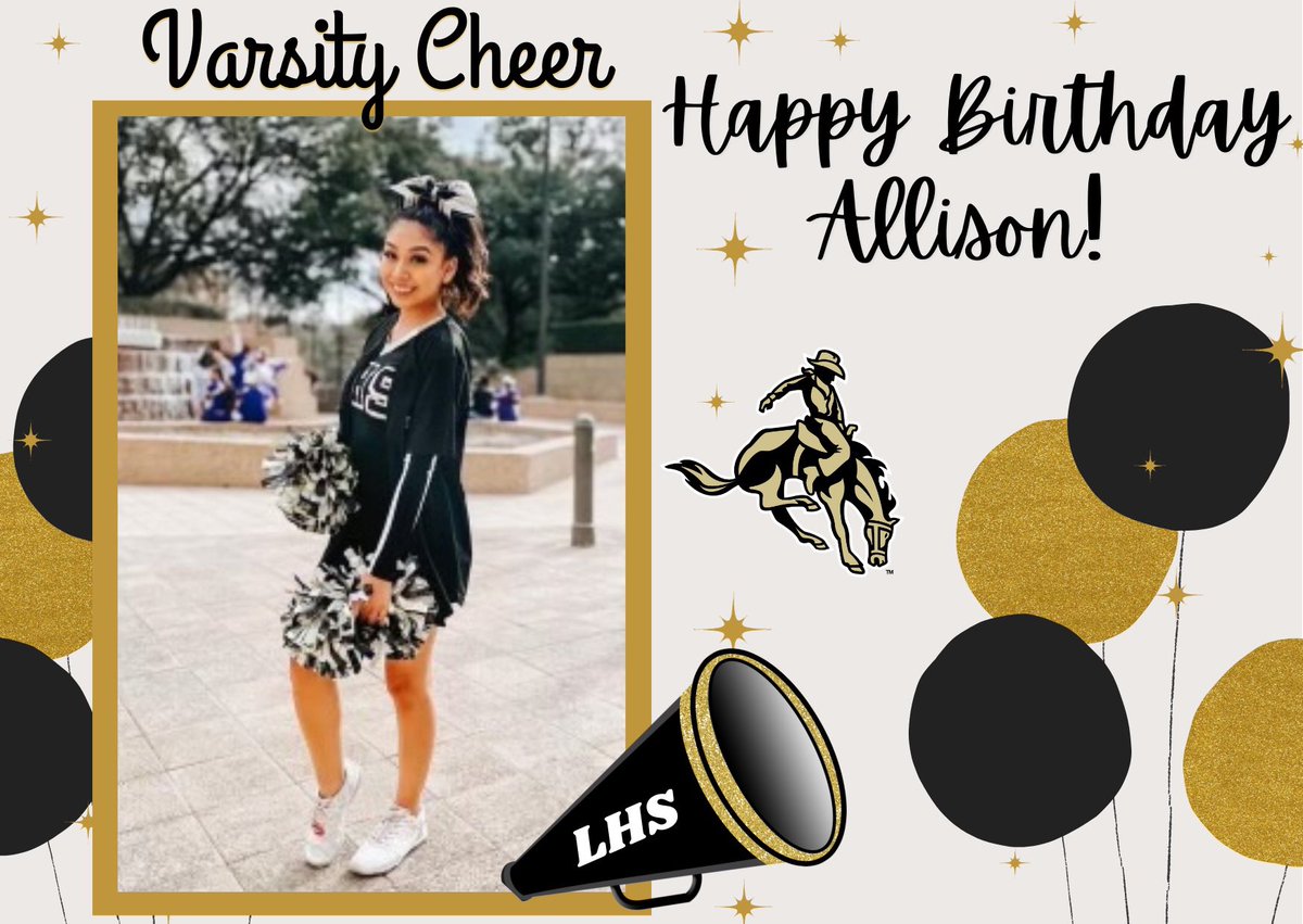 Happy Birthday Allison! We hope your day is extra special. 🖤💛📣🧁
