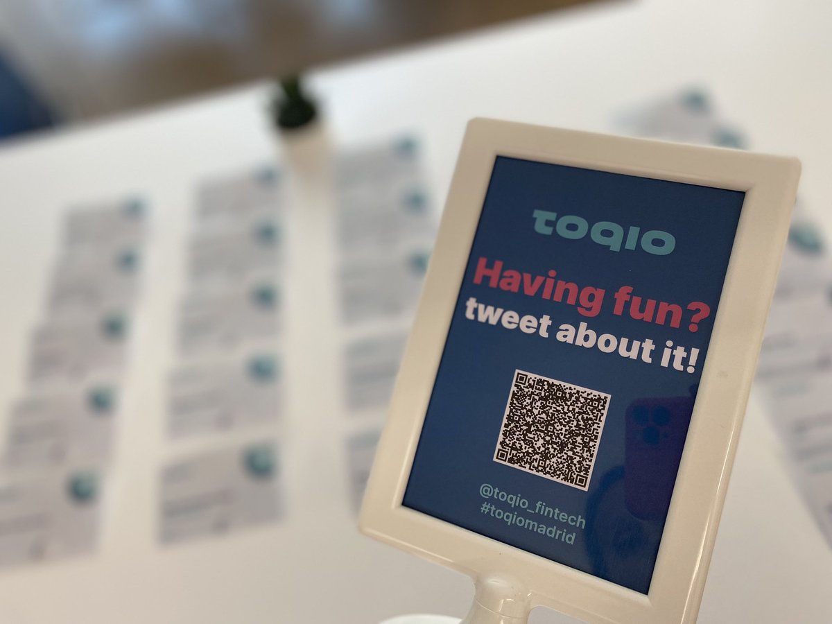 Celebrando el lanzamiento de <a href="/toqio_fintech/">Toqio</a> en España! #toqiomadrid
Todo preparado!!!!!! Are you joining us?🚀
