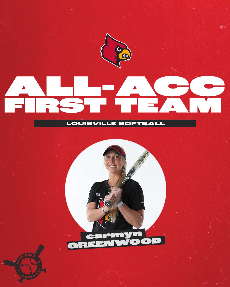 LouisvilleSB's tweet photo. Our team leader at the plate

@CarmynGreenwood is an All-ACC First Team selection‼️

📰: https://t.co/zH563GFW3Y

#GoCards https://t.co/yxD1KDojzA