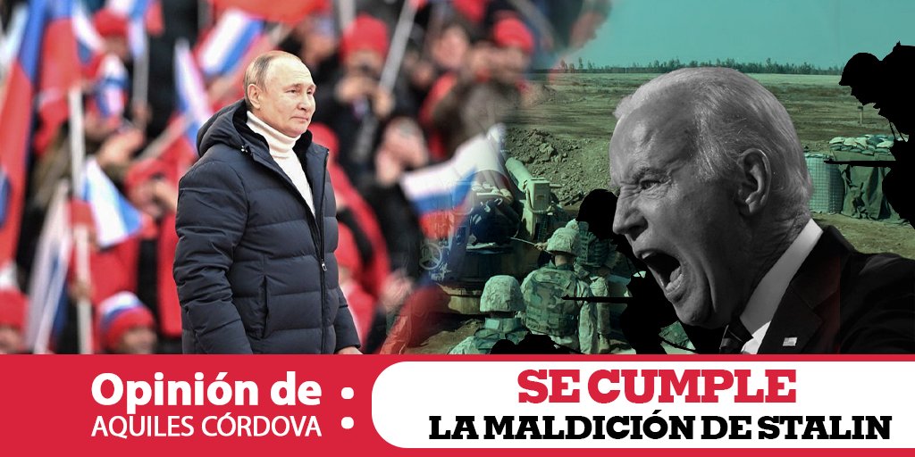 Buenos días. Te invito a leer mi #Opinión semanal: Se cumple la maldición de Stalin. "La OTAN no fue creada para defender a Europa de un peligro inexistente; es un instrumento de dominación mundial de los Estados Unidos". bit.ly/3w56WSA