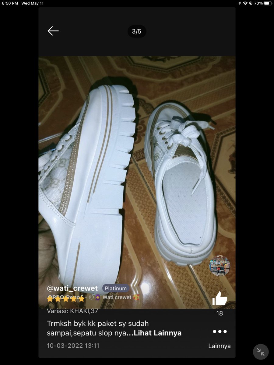 yeppeuneri's tweet photo. @nadiladara HAHAH pengalamannya apa tapi? pengen

sneakersnya kaa

https://t.co/GO5Pfvv85J https://t.co/UJMADVicoh