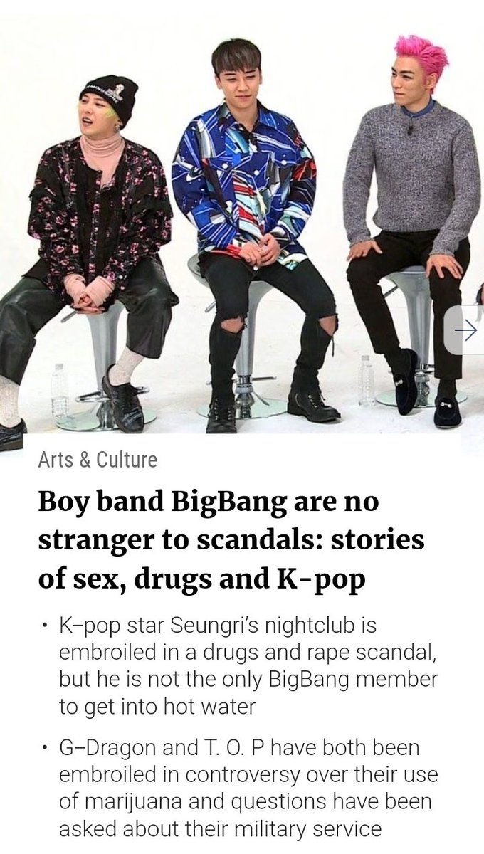 IvIlabye's tweet photo. disrespectful yes. But, where is an article about him, bigbang?
You SHARED their music, people like them are innocent and you be a supportive fan? And is cool when you drag B7S for absolutely nothing.
YG reporter. https://t.co/SCaEcglTTH