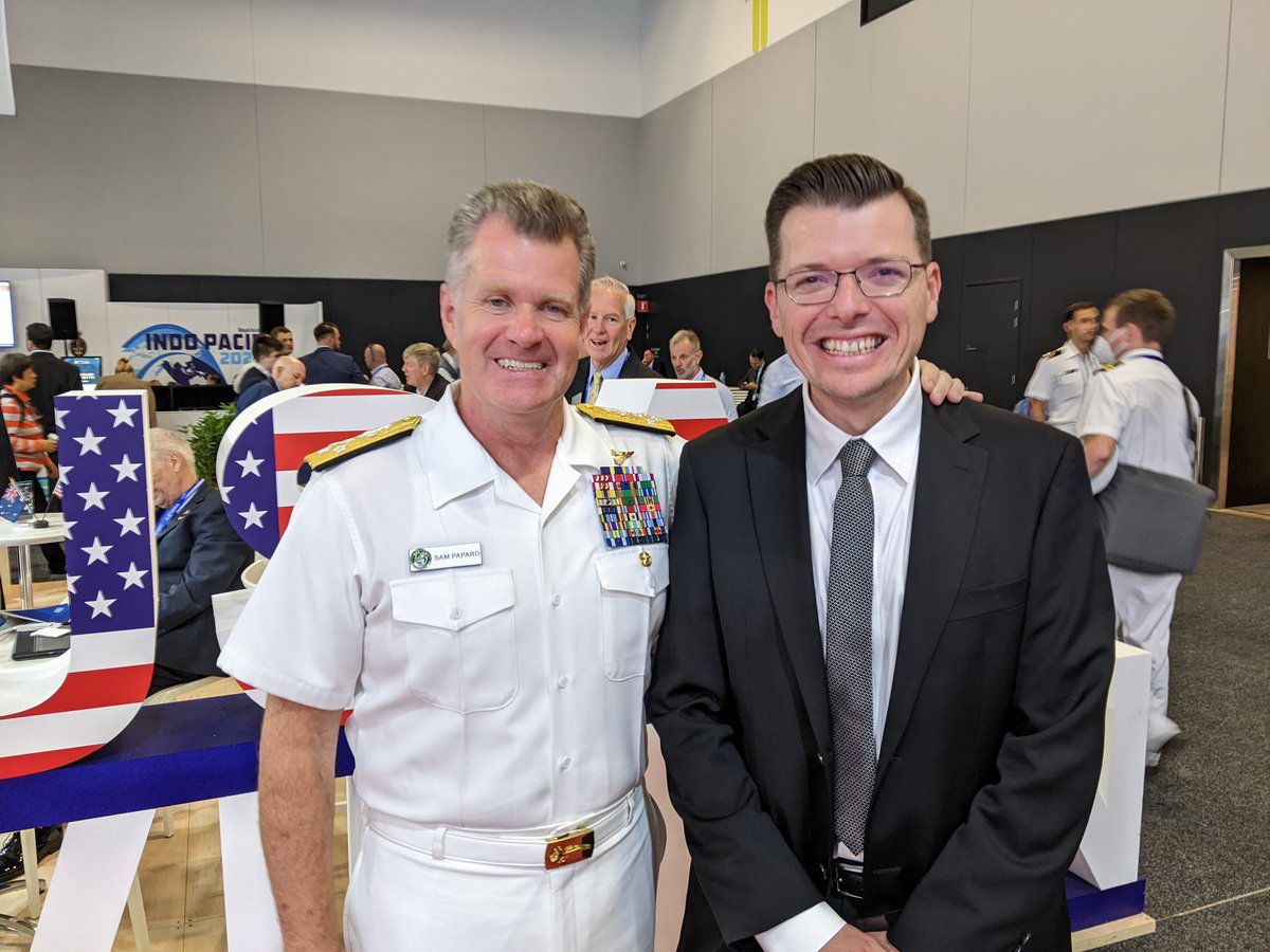 xaviervav's tweet photo. Awesome to meet with ADM. Sam Paparo, @USPacificFleet commander 🇺🇲⚓⭐⭐⭐⭐
👉 We discussed #PACFLEET, its missions , assets, current challenges in the IndoPac region and key partners.
Admiral Paparo is also a true francophile 🇺🇲🤝🇫🇷 https://t.co/S8VxSfkK1O