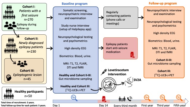 BrainDrugsEpi's tweet photo. 3/ In 2022, inclusion of first-seizure and newly diagnosed drug-naïve epilepsy patients aged 16-55 began. We will longitudinally collect a variety of biomarkers and potential risk/protective factors.  Major outcome measures: QoL, seizure burden, psychiatric and cognitive function https://t.co/5RD377M8jQ