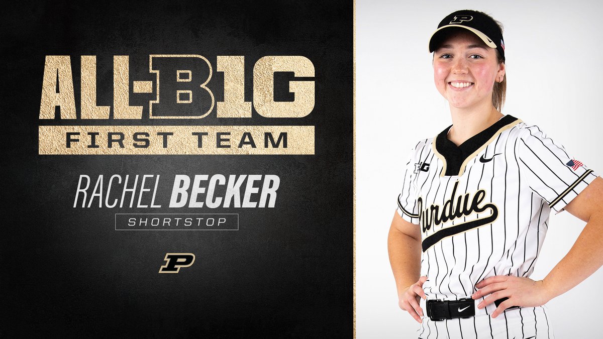 Second straight year leading the league in batting average.

Second straight year as a First Team All-Big Ten selection. 

Congrats <a href="/Rachel_Becker15/">Rachel Becker</a>. 🏅