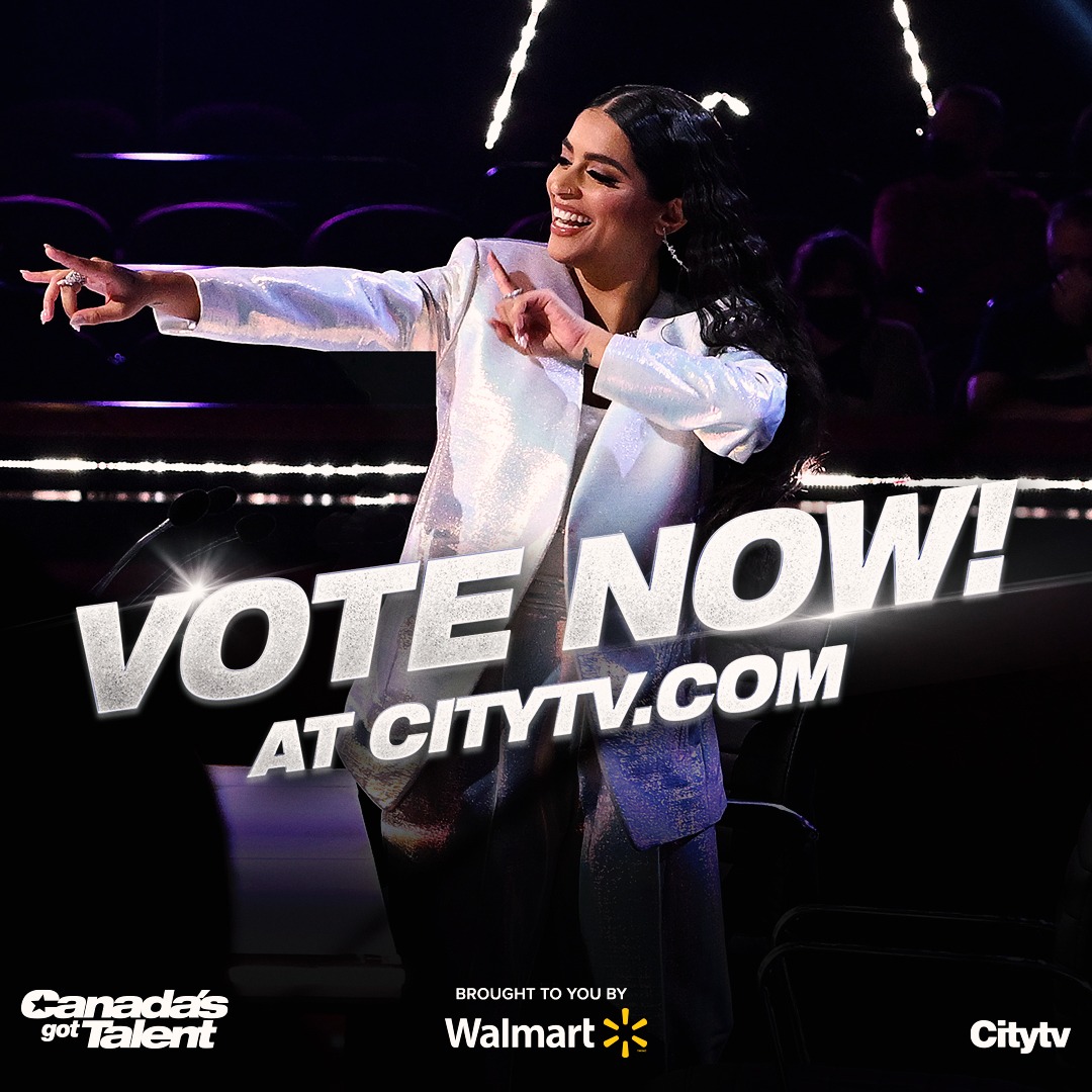 CanGotTalent's tweet photo. You still have time to VOTE, #Canada! Don’t miss your chance to Vote &amp; Save your favourite semi-final act, brought to you by @WalmartCanada. Voting closes at 10pm ET, so head to https://t.co/LvYy8lWva5 before it’s too late! 🔗 Link in bio https://t.co/3sEPCD5cJX