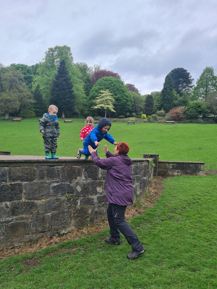 ScotChildmind's tweet photo. Childminders in North Lanarkshire enjoyed a special Childminding Week Nature Trail around Colzium Park earlier this week, and took part in an outdoor @Bookbug_SBT session too!
🤩👍💙
#CheerforChildminding #GetInvolved #PlayTalkRead #MakingaDifference #LearnthroughPlay https://t.co/Aev2xMNCB5