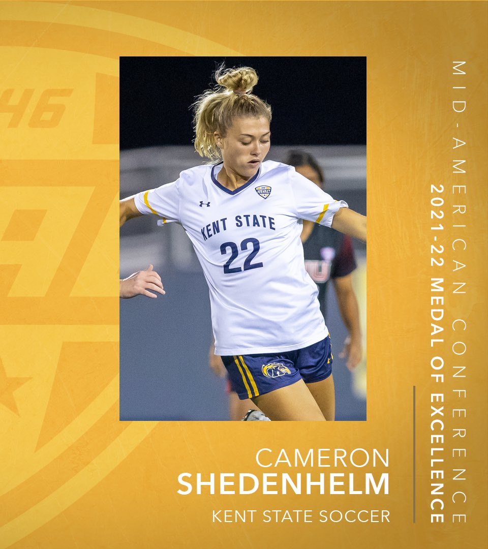 Congratulations to Colin McCracken and  Cameron Shedenhelm — Kent State’s 2022 MAC Medal of Excellence recipients! 

#GoFlashes | #MACtion
