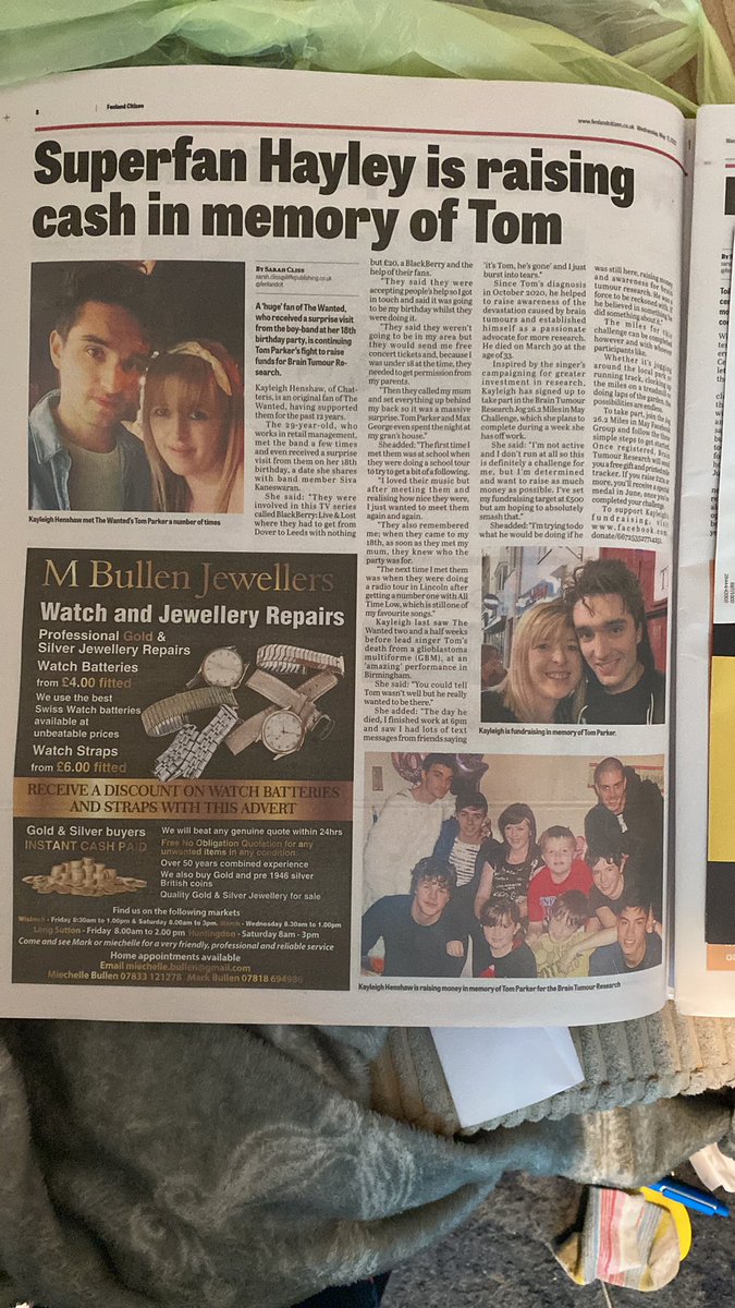 Thankyou Sarah Cliss <a href="/fenlandcit/">Fenland Citizen</a> for getting my name wrong in the paper 🙄🤦‍♀️