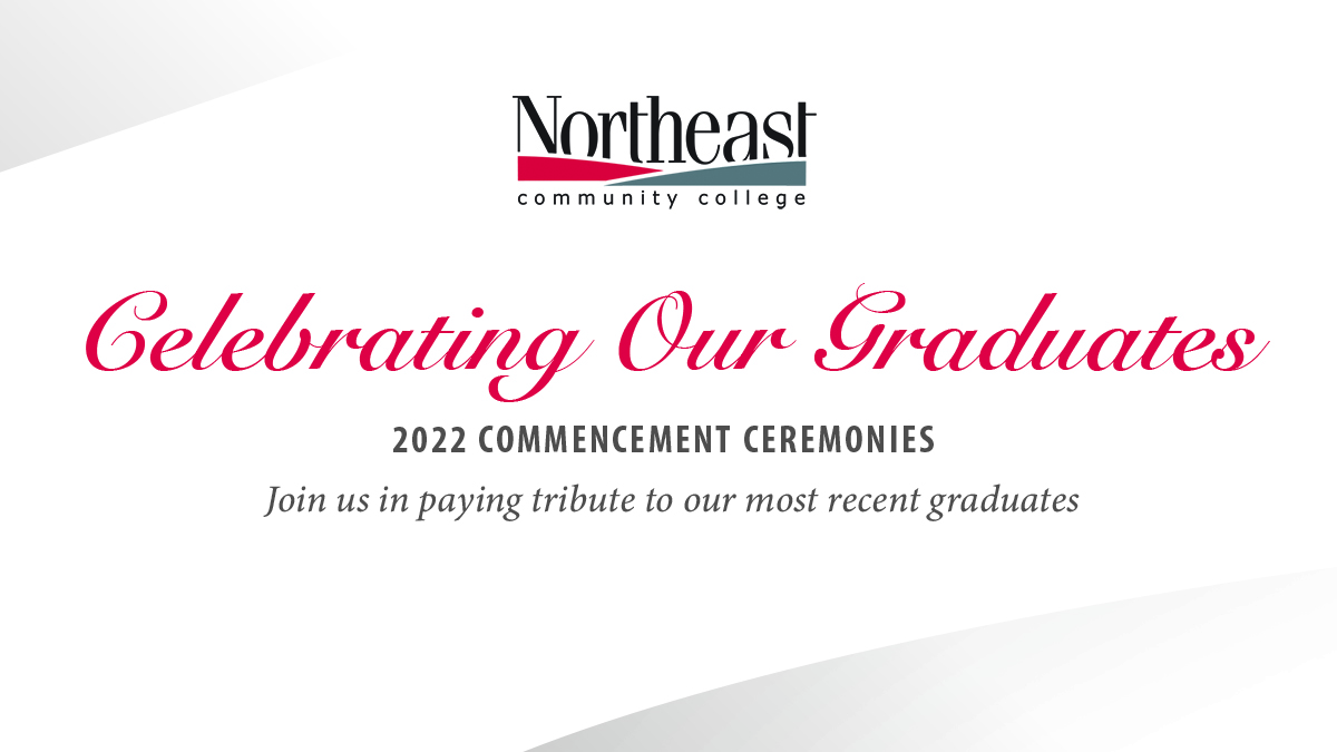 northeastedu's tweet photo. The 49th Annual Northeast Community College Commencement 🎓 is this Friday. Show your support for our graduates ... Watch live at https://t.co/Zuss6gKn2P or tune in to Sparklight Channel 20, as each graduate is recognized for their hard work. #NortheastGrad #2022Commencement https://t.co/wfyeGAnWh3