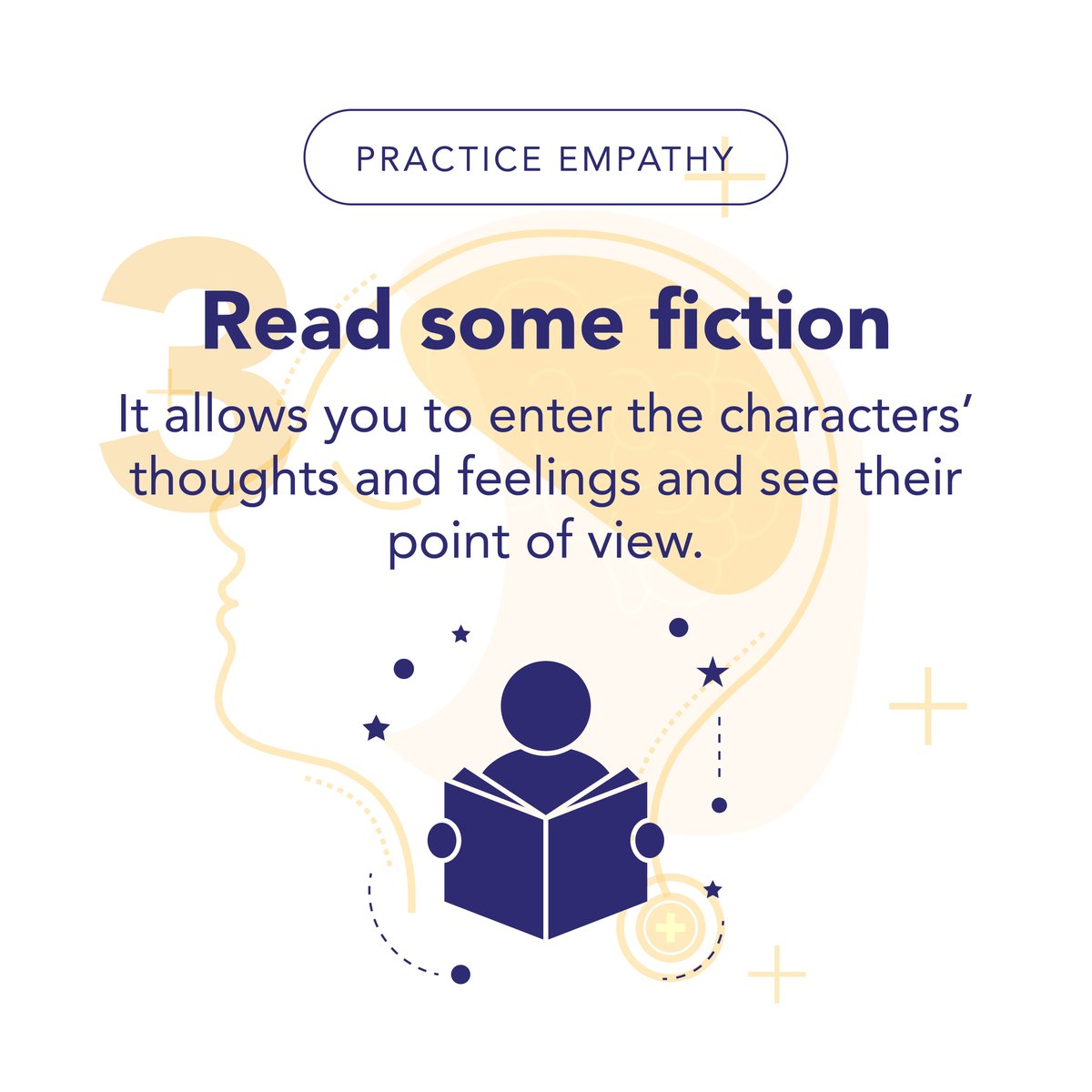 Carizon's tweet photo. Practicing empathy is a way to support each other and come out more resilient. Contrary to popular belief, research shows that empathy is a skill that can be learned and developed over time! Here are three ways to cultivate empathy in your own life. #WellnessWednesday https://t.co/CRdEKP6vxQ
