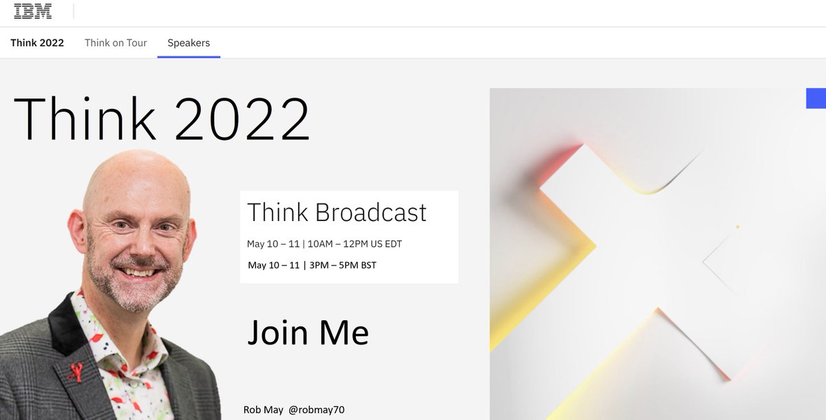 robmay70's tweet image. ⭕ Day 2 is starting right now!! Join me at @IBM  #think2022 ibm.co/37YABUi